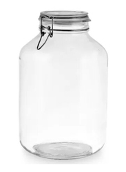 Bormioli Rocco Fido Clip Jar, 5 Liters, Clear