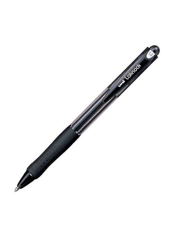 Uniball Laknock Ballpoint Pen, Black
