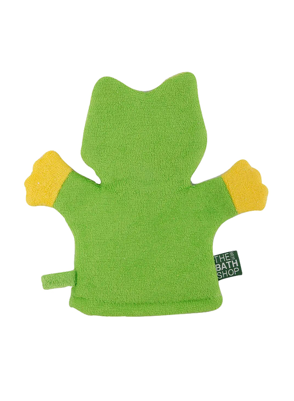 The Bath Shop Cartoon Series Gloves, Green, 1 Piece