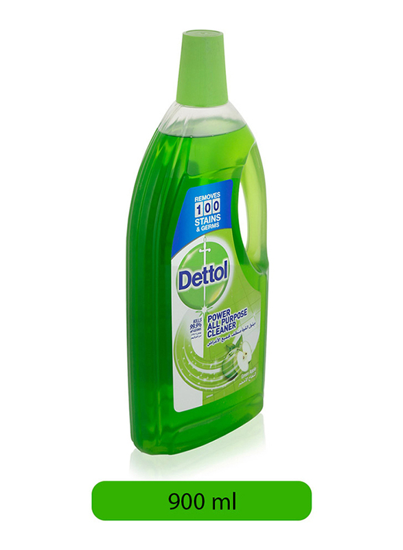 Dettol Healthy Home All Purpose 4 in 1 Green Apple Fragrance Multi Action Cleaner, 900ml