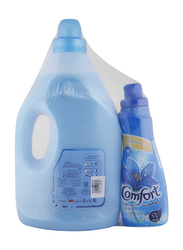 Comfort Spring Dew and Concentrated Fabric Conditioner, 4 Liters + 650 ml
