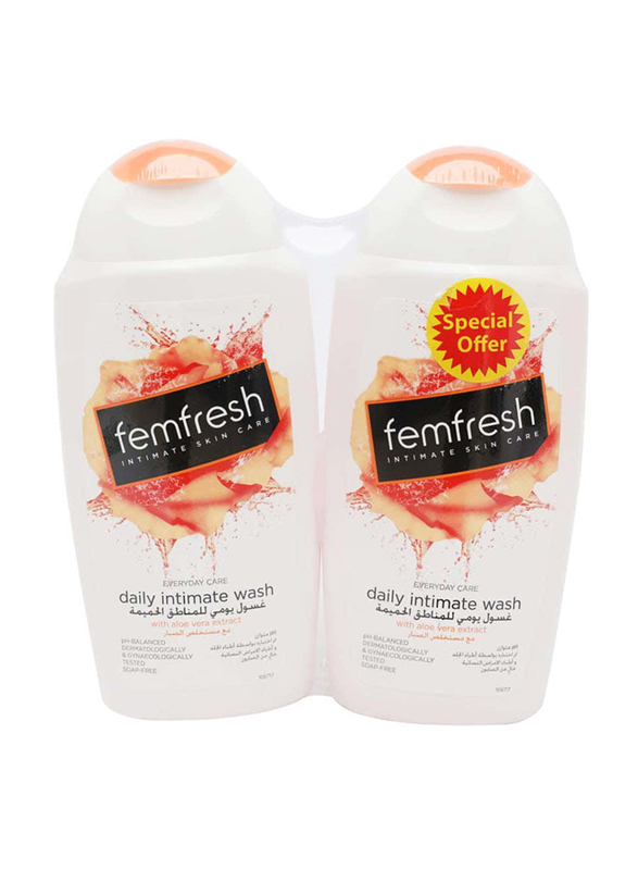 Femfresh Intimate Skin Care Daily Wash, 2 x 250ml