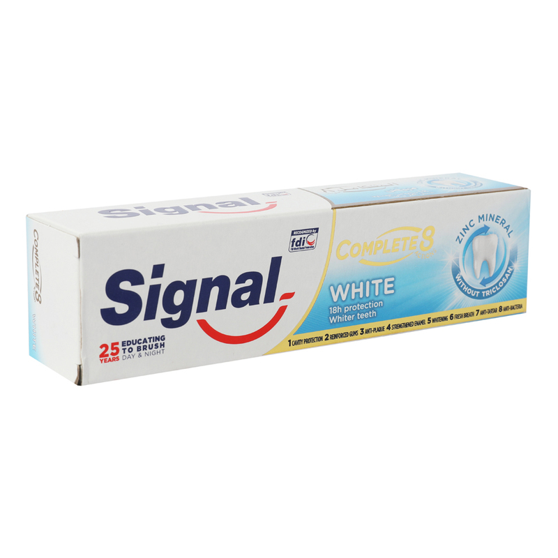 Signal Complete White 18H Protection Toothpaste, 75ml