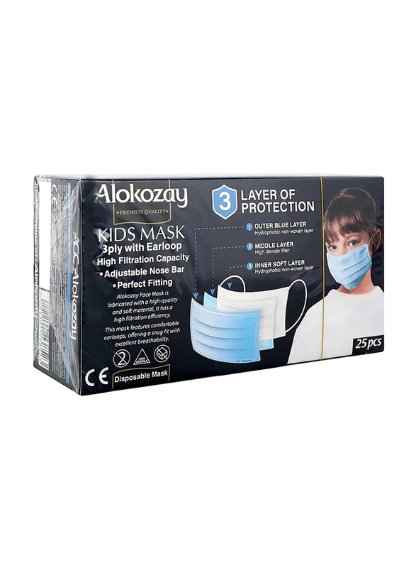 Alokozay Kids Face Mask, 25 Pieces