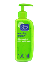 Clean & Clear Morning Energy Shine Control Daily Facial Wash, 150ml