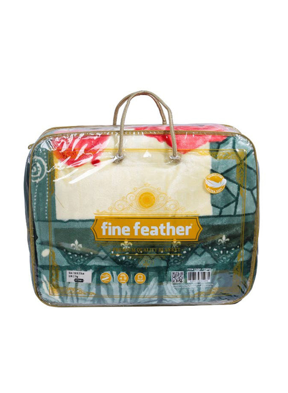 Fine Feather Super Soft Blanket, Multicolour