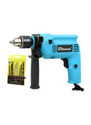 Namson Impact Drill with Bit Set, Sa-id500w, 500W, Black/Blue