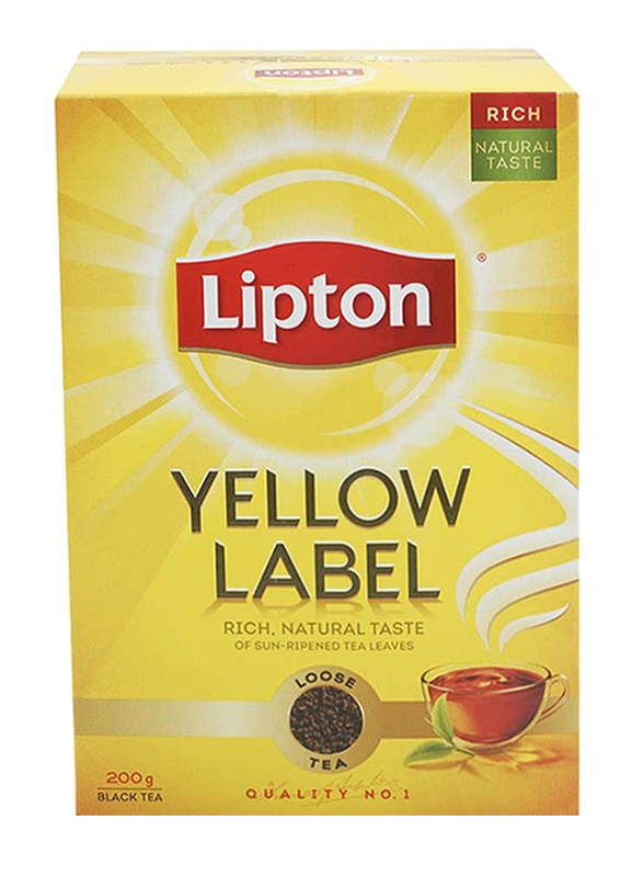 Lipton Yellow Label Black Tea, 200g