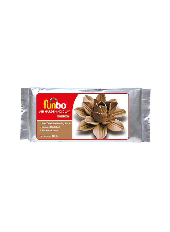 

Funbo Air Hardening Clay, 1000gm, Terracotta Brown