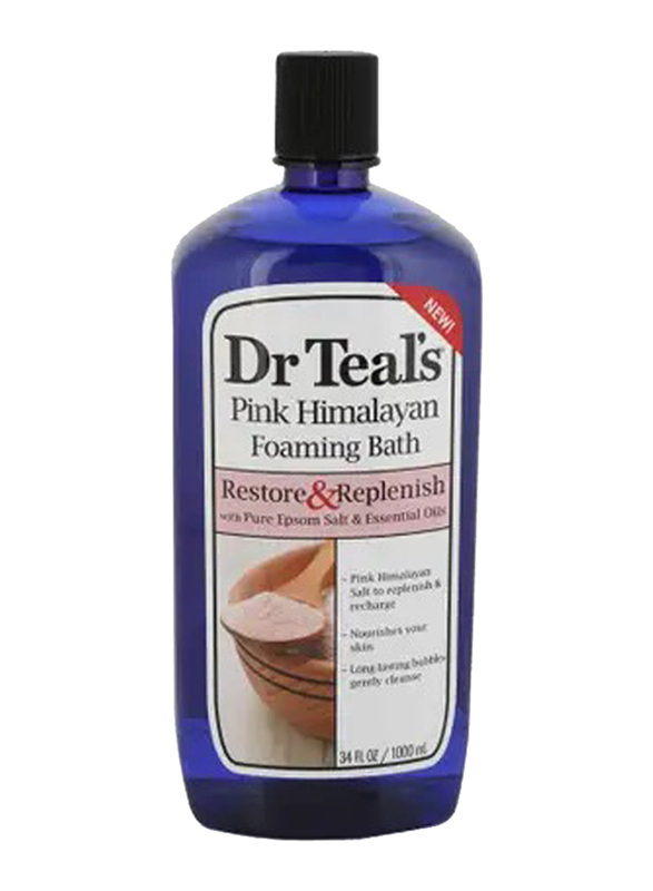 Dr Teal's Pink Himalayan Foaming Bath, 1000ml