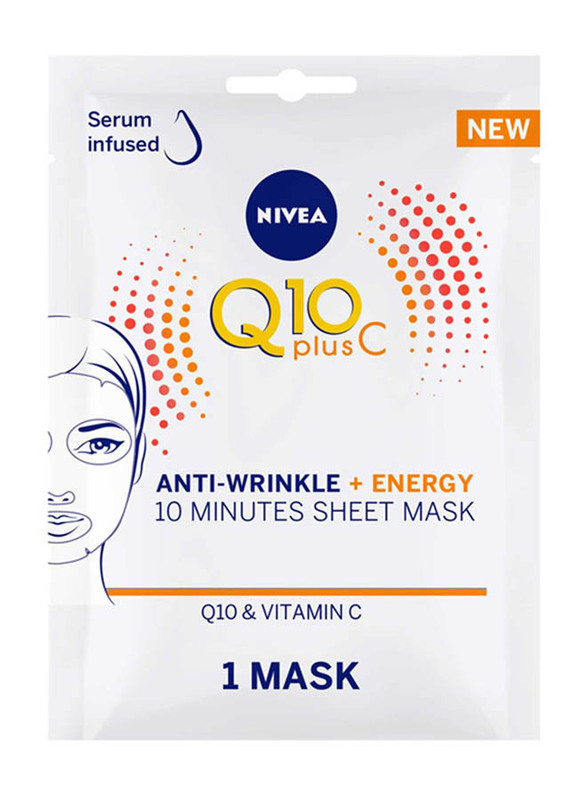 Nivea Q10 Plus Face Mask Sheet, 1 Mask