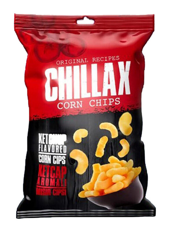 

Chillax Ketchup Flavoured Corn Chips, 60g