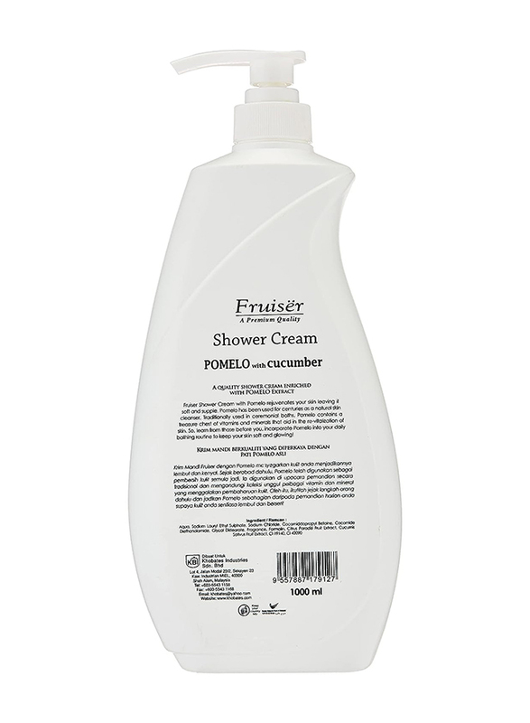 Fruiser Shower Cream with Pomelo, 1000 ml