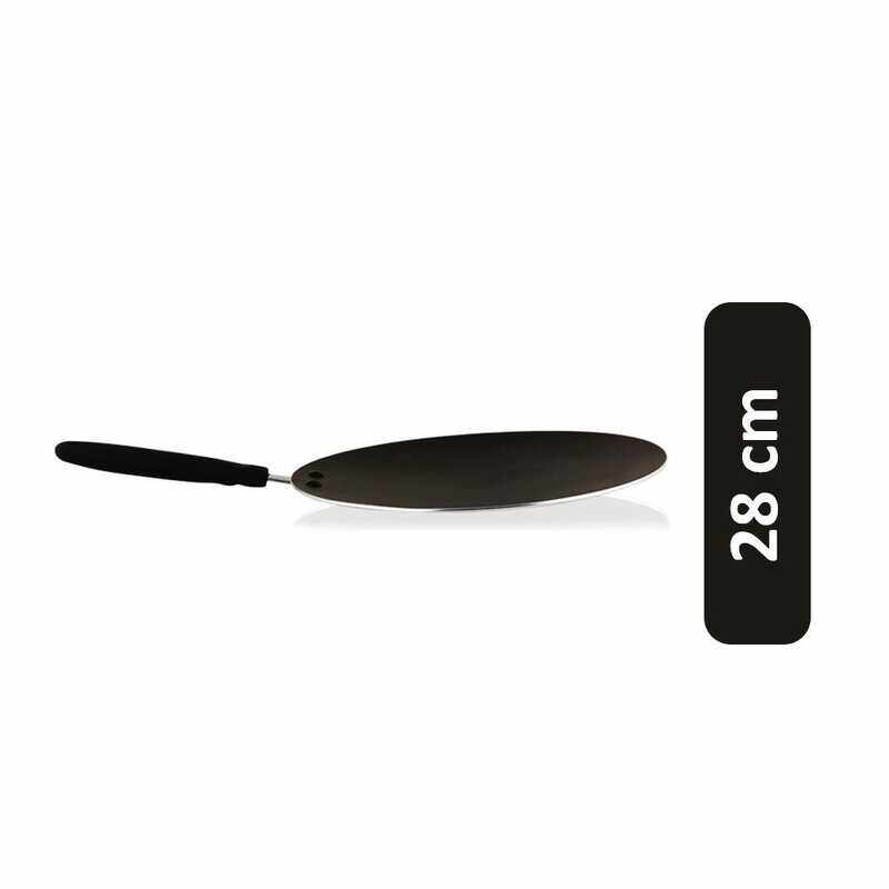 

Homeway CT-240 Non-Stick Aluminum Concave Tawa - Black - 28 cm
