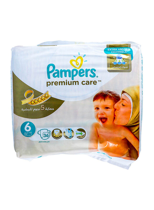 

Pampers Premium Care Diapers - Size 6 - 36 Pieces