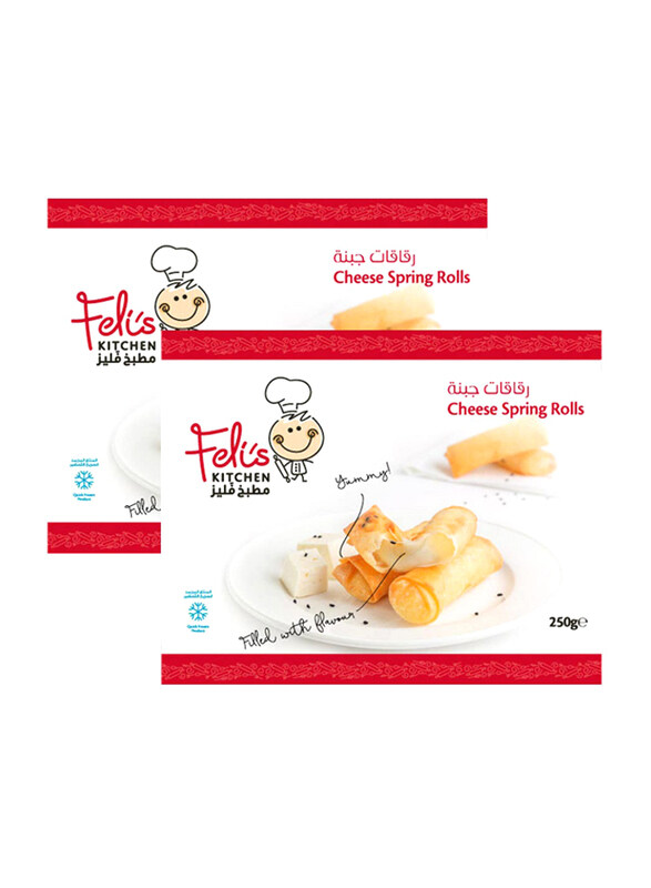 

Feli's Kitchen Cheese Spring Rolls Arabic, 2 x 250g
