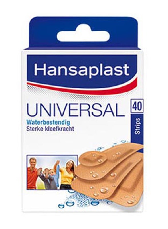 Hansaplast Universal Plastic Strips, 40 Strips