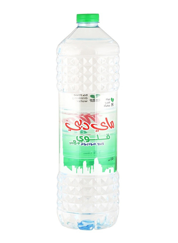 Mai Dubai Alkaline Zero Sodium Bottled Drinking Water, 6 x 1.5 Liters
