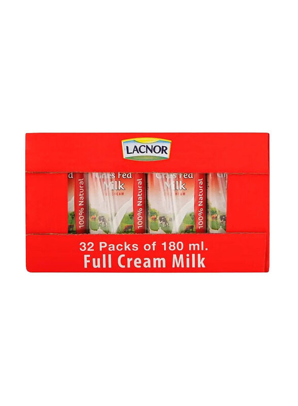 

Lacnor Full Cream Milk, 32 x 180ml