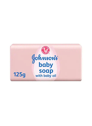 Johnson's Baby Soap with Baby Oil, 125g