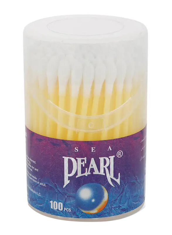 Sea Pearl Cotton Buds, 100 Pieces