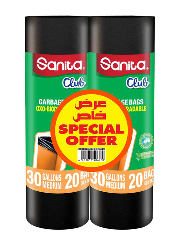 

Sanita Club 30 Gallon Garbage Bag - 2 x 20 Bags