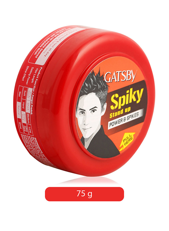 Gatsby Power and Spikes Hair Styling Wax Gel for All Hair Types, 75gm
