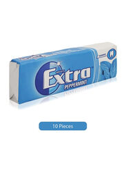 Wrigley's Extra Gum Peppermint Chewing Gum, 10 Pieces, 14g