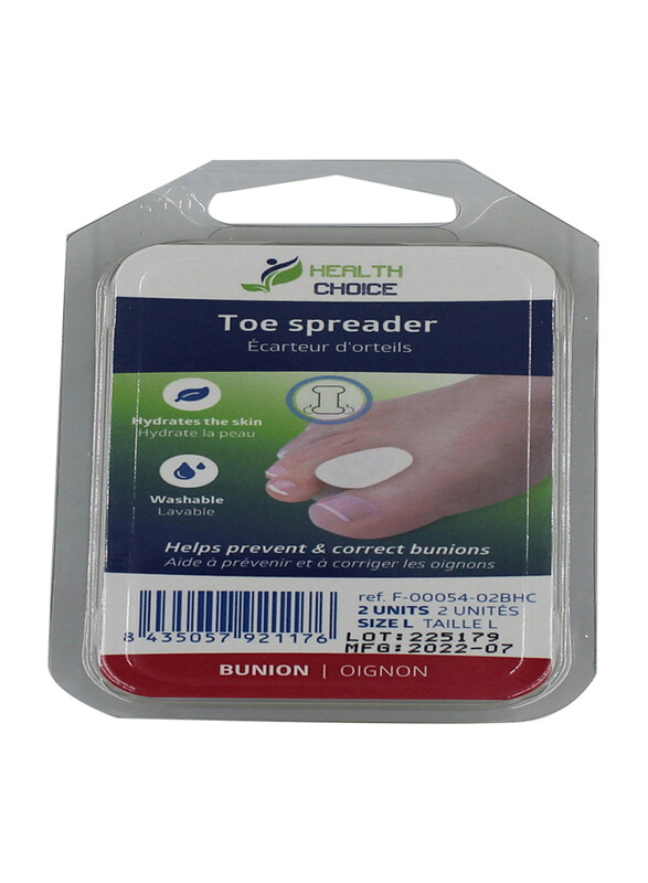 

Health Choice Toe Spreaders, 2 Pieces