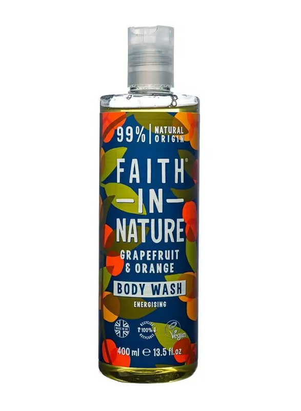 Faith in Nature Grapefruit & Orange Body Wash, 400ml