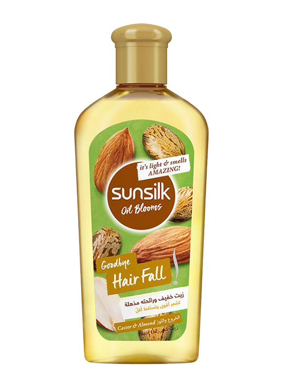 Sunsilk Castor & Almond Hair Oil for Anti Hairfall, 250ml