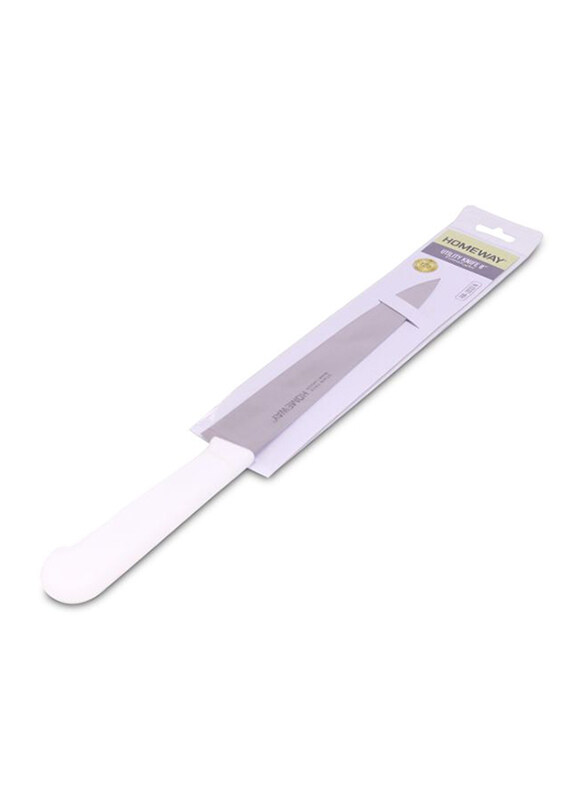 

Homeway 7-inch Stainless Steel Utility Knife, White/Silver