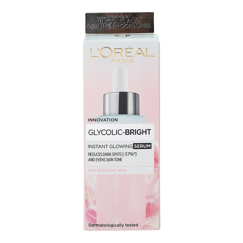 L'Oreal Paris Glycolic Bright Instant Glowing Face Serum, 30ml