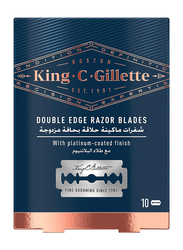 Gillette Kcg Double Edge Blades, 10 Piece