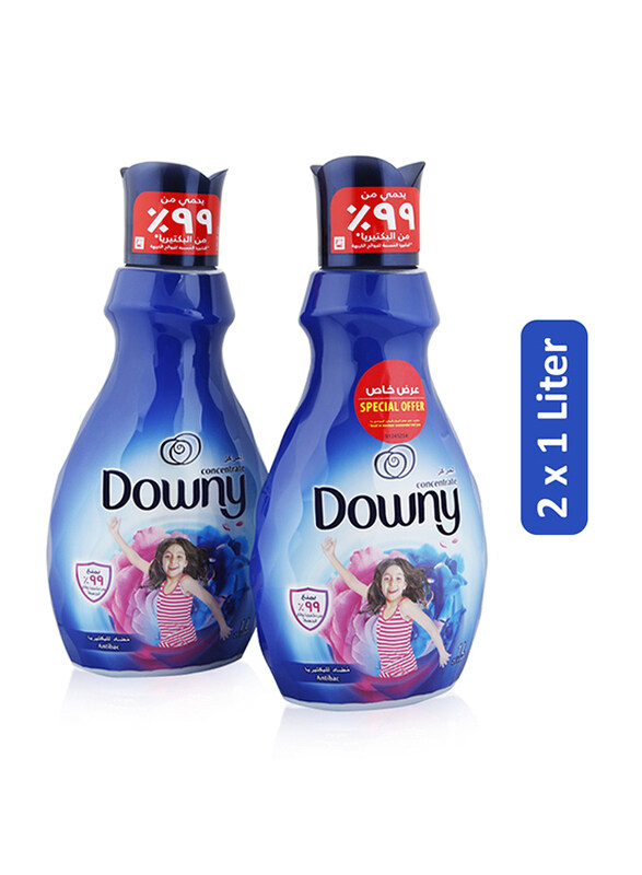 

Downy Concentrate Fabric Softener, 2 x 1 Liter