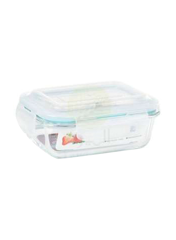 Sirocco Glass Food Container, 400ml, Clear