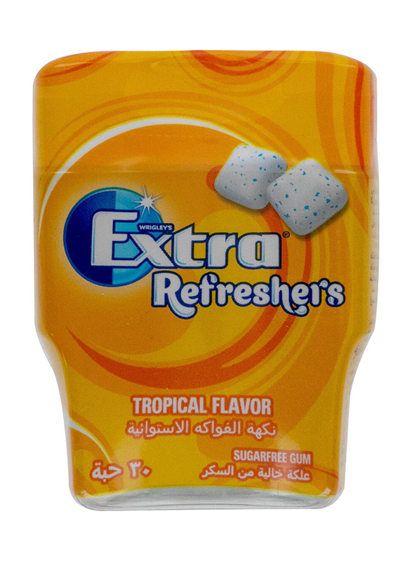 Extra Refreshers Tropical Flavour Chewing Gum, 67g