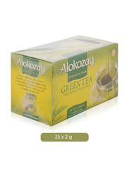 Alokozay Heat Seal Sachets Green Tea Bags - 25 Bags