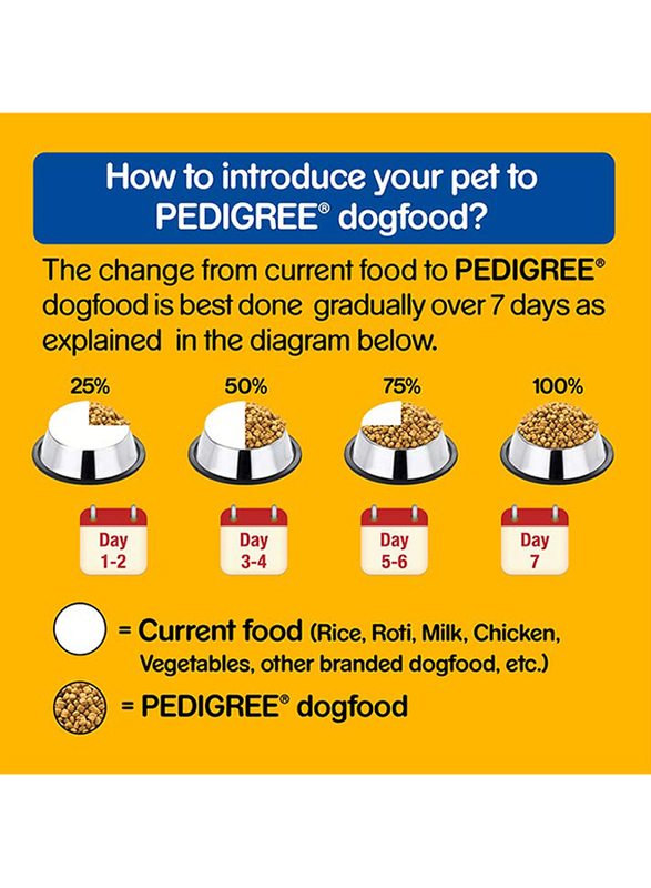 Pedigree Chicken & Vegetables Dry Dog Food, 3Kg