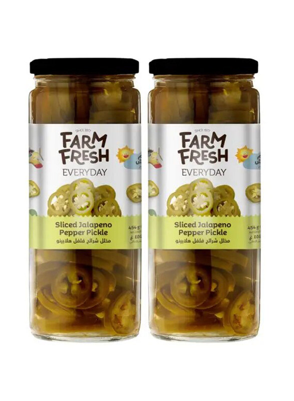 

Farm Fresh Sliced Jalapeno Pepper Pickle, 2 x 454g