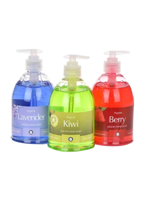 

Hypros Assorted Hand Wash, 3 x 480ml