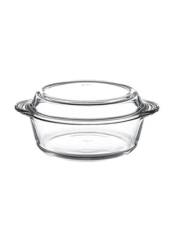 

Borcam 16cm Glass Casserole with Lid, Clear