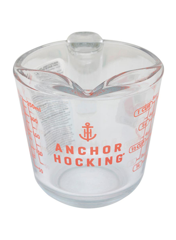 Anchor 250ml/8oz Hocking Glass Measuring Cup, Transparent