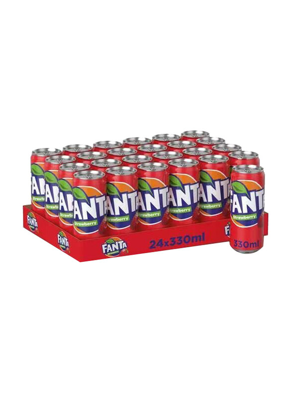 

Fanta Strawberry Drink Can, 24 x 330ml