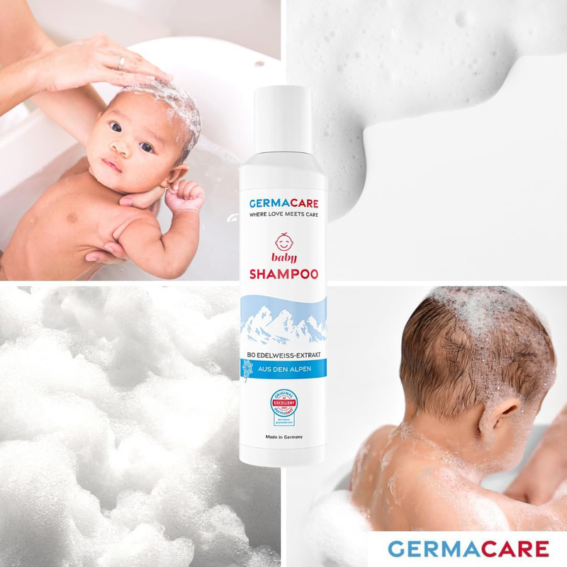 Germacare 200ml Sulfate Free Vegan Baby Shampoo for Kids