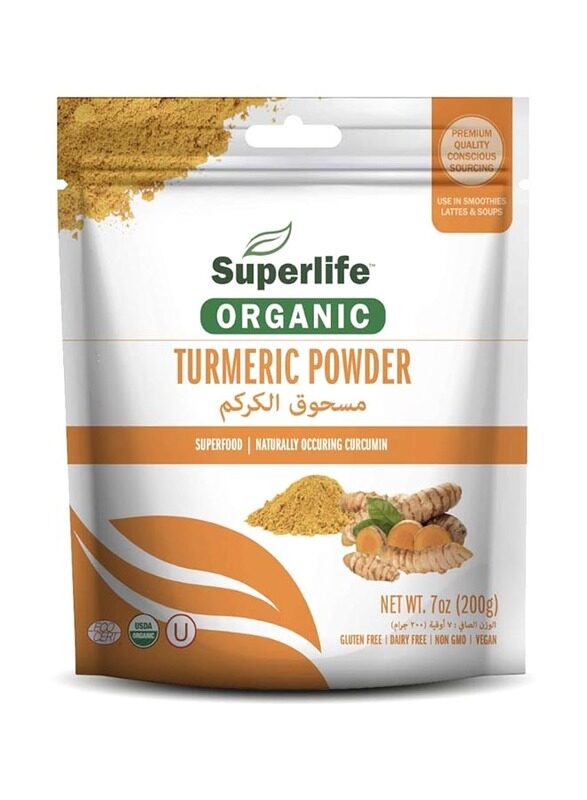 

Superlife Organic Turmeric Powder, 200g