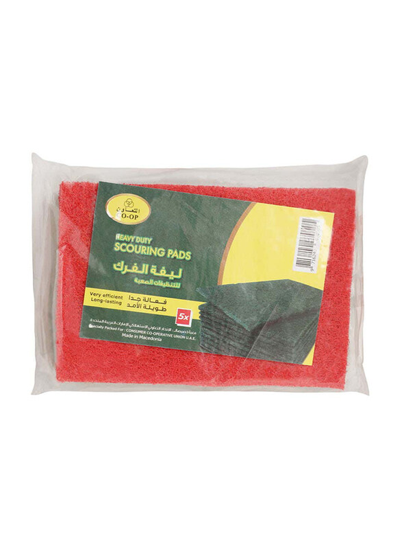 

Co-Op Heavy Duty Scouring Pads, 5 Pieces