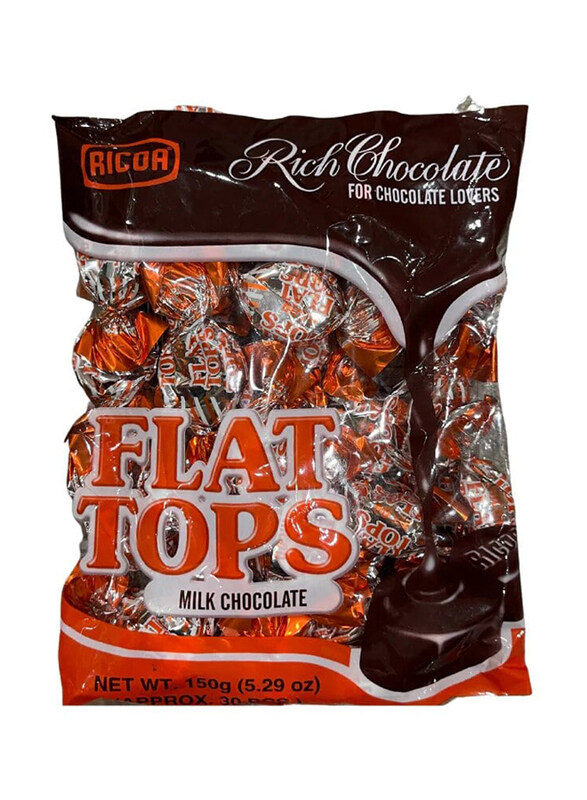 

Ricoa Flat Tops Milk Chocolate, 150g