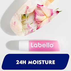 Labello 24h Soft Rose Moisture Lip Balm, 24 x 4.8gm