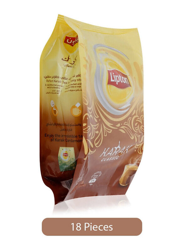 

Lipton Karak 3-in-1 Instant Classic Tea, 18 Sachets x 20.77g